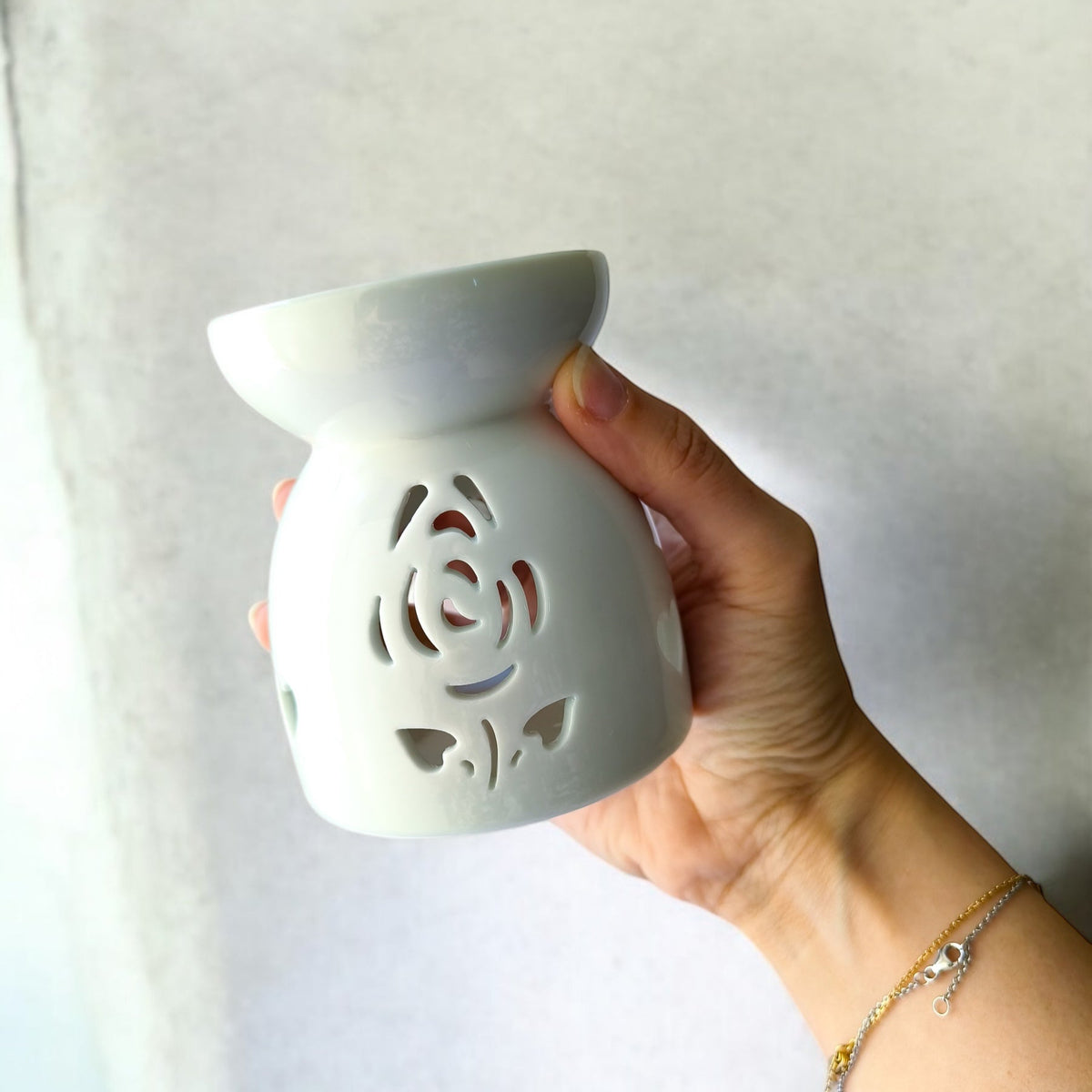 Rose Wax Melt Burner